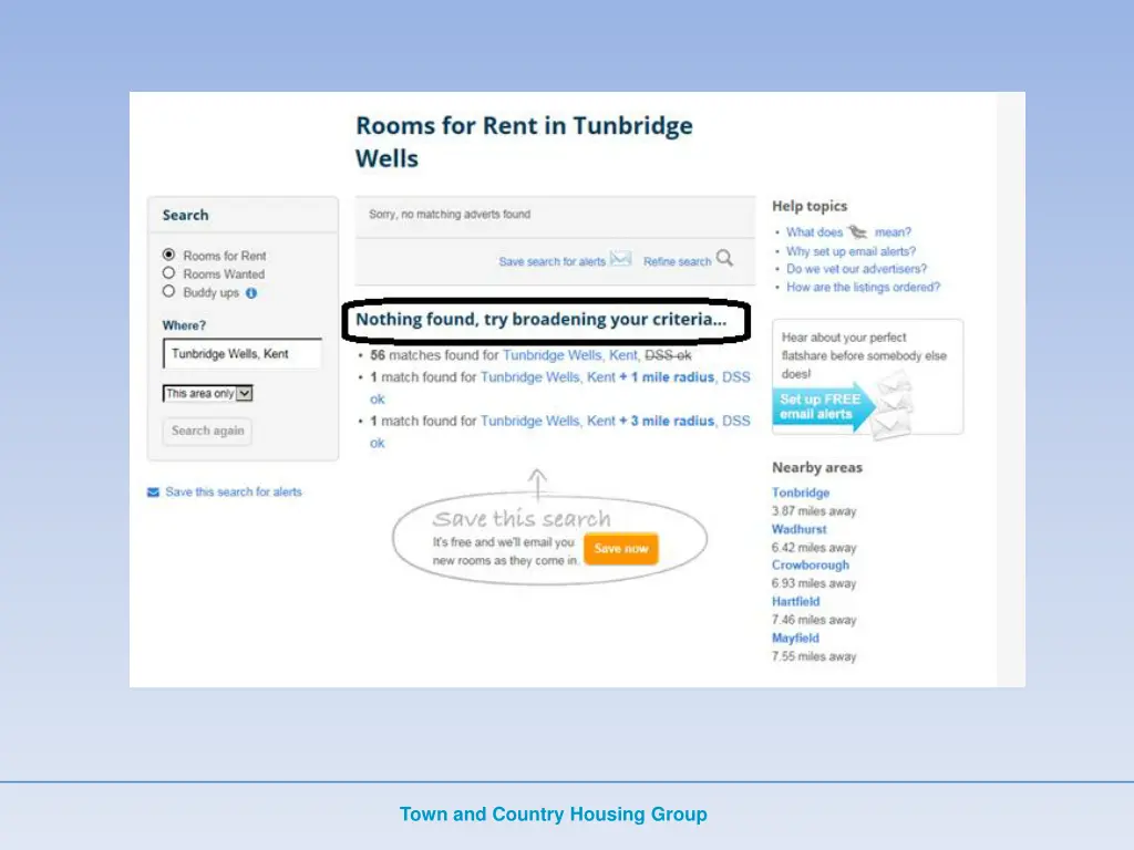 town and country housing group