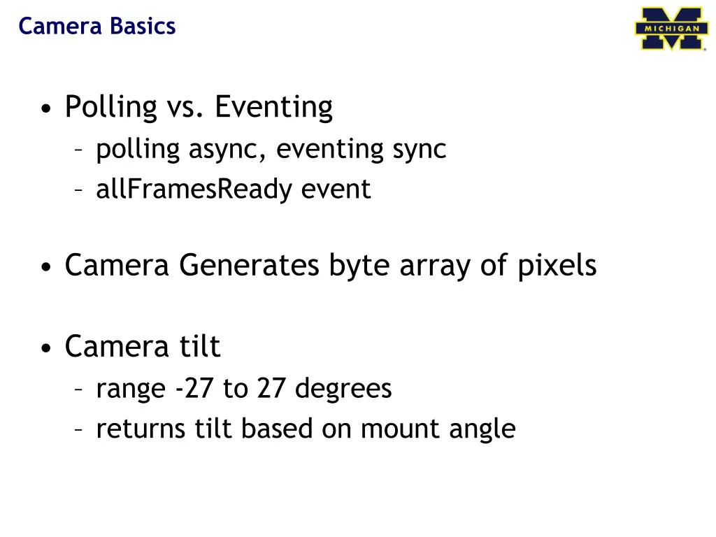 camera basics