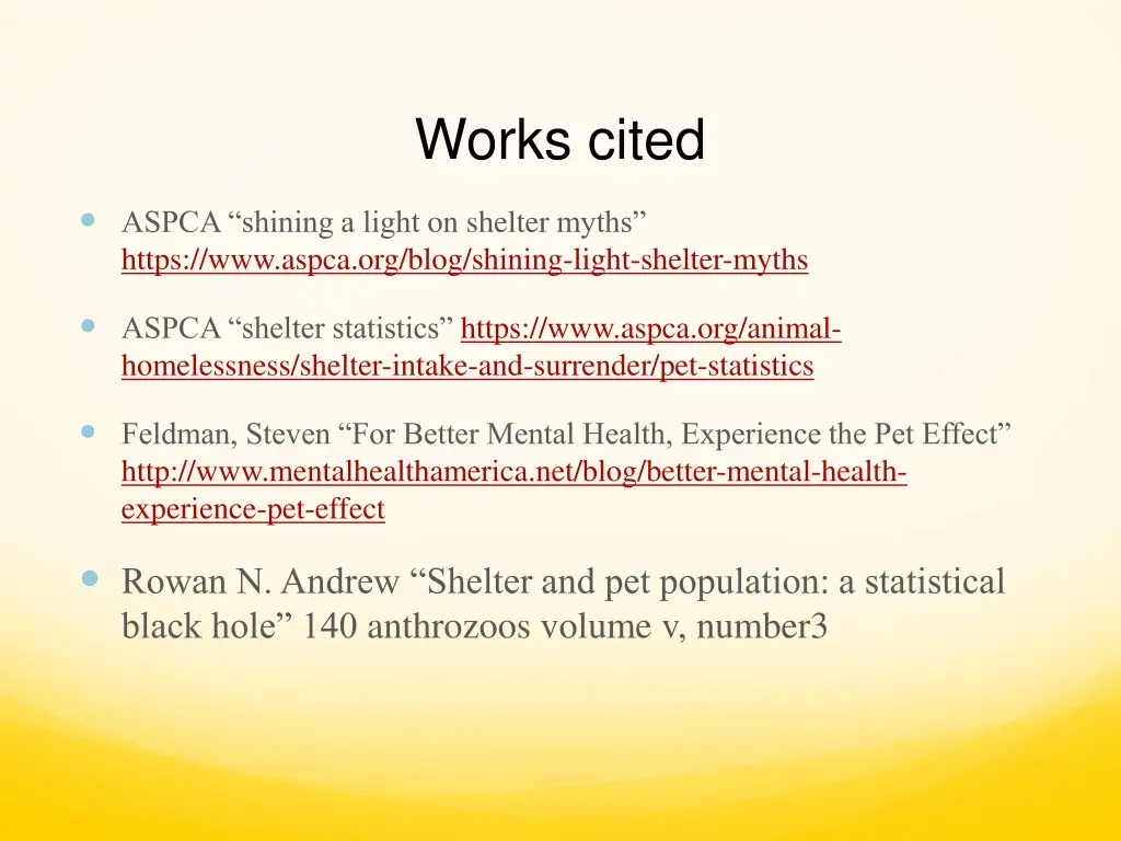 works cited