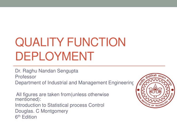 quality function deployment