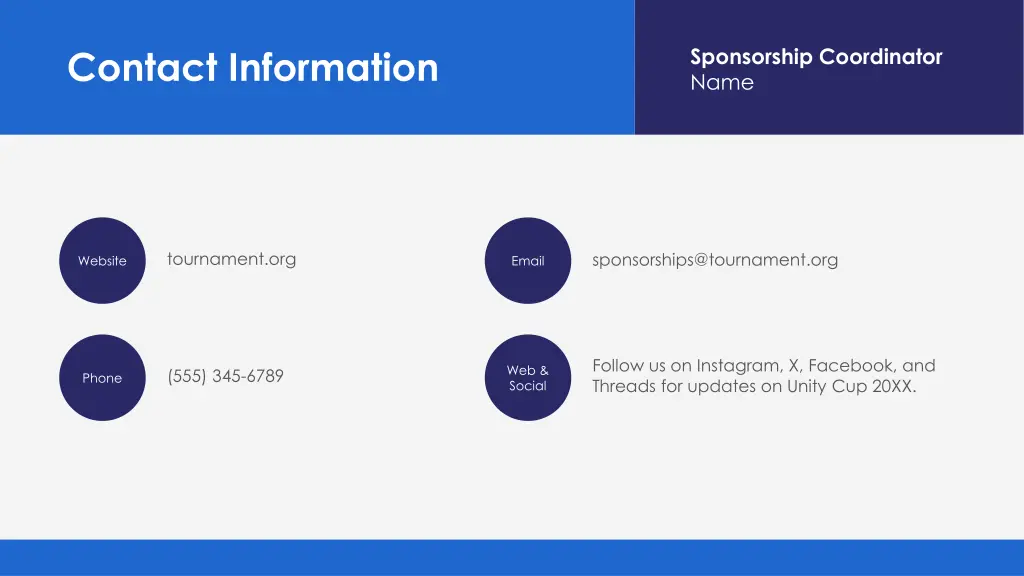contact information