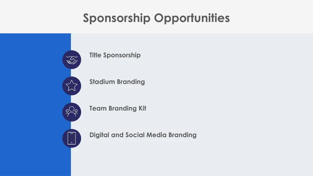 sponsorship opportunities