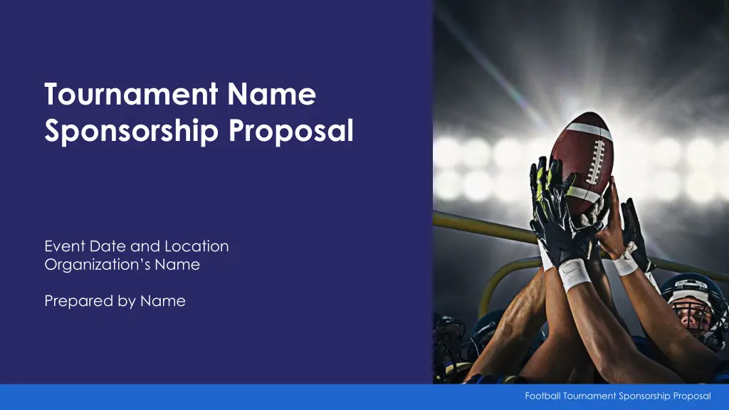 tournament name sponsorship proposal