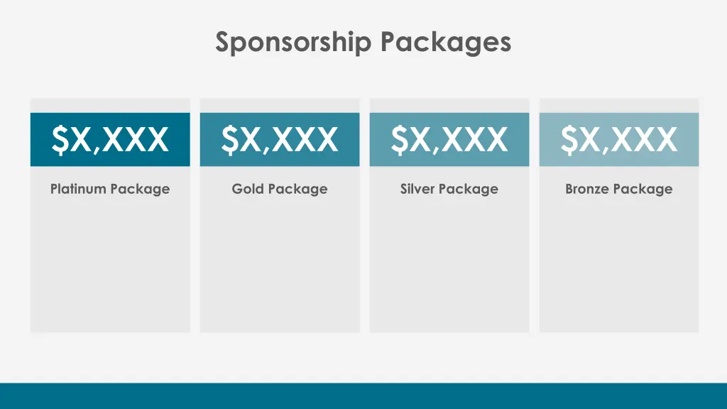 sponsorship packages