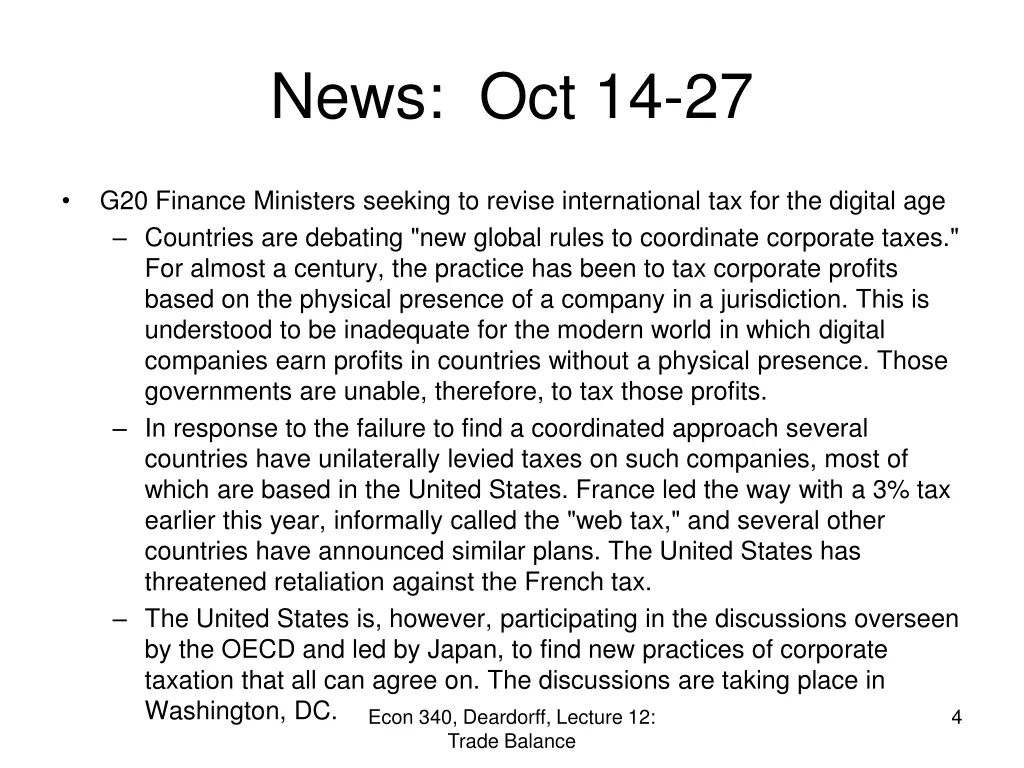 news oct 14 27 2