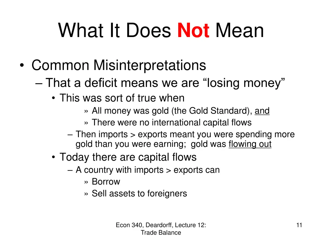 what it does not mean