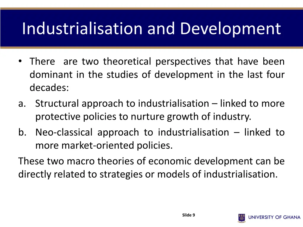 industrialisation and development