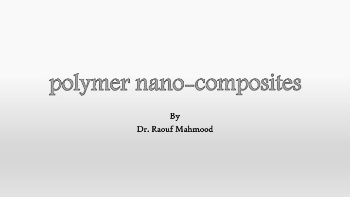 polymer nano