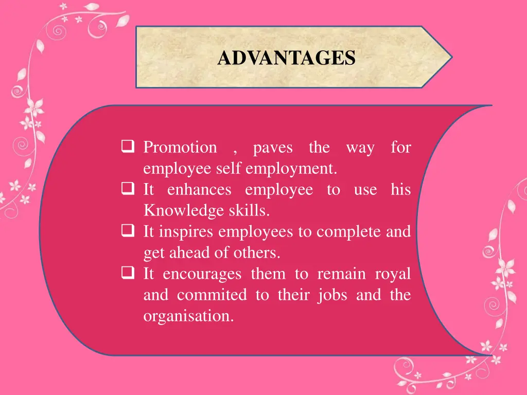 advantages
