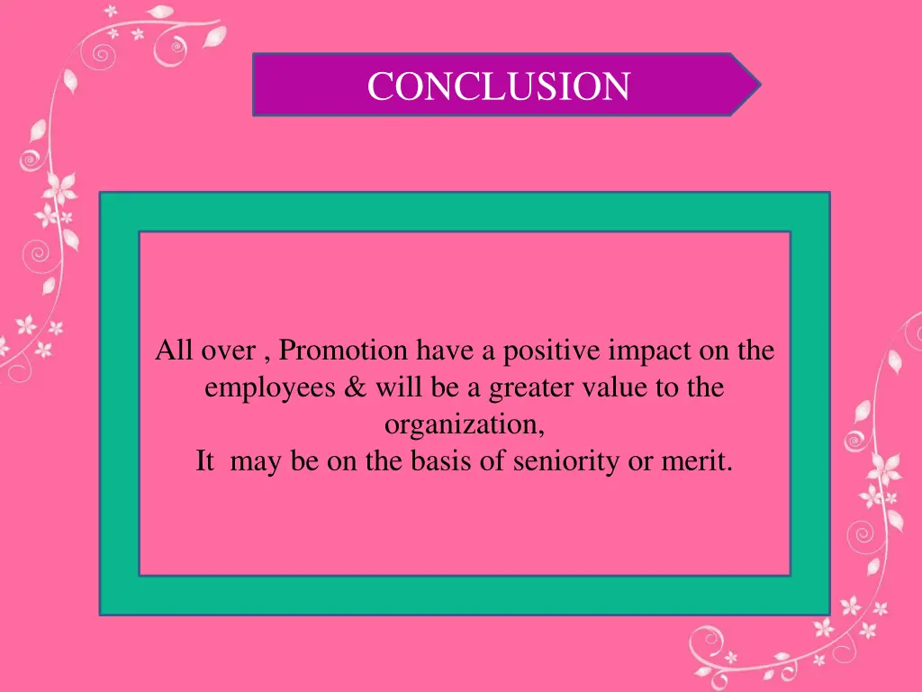 conclusion