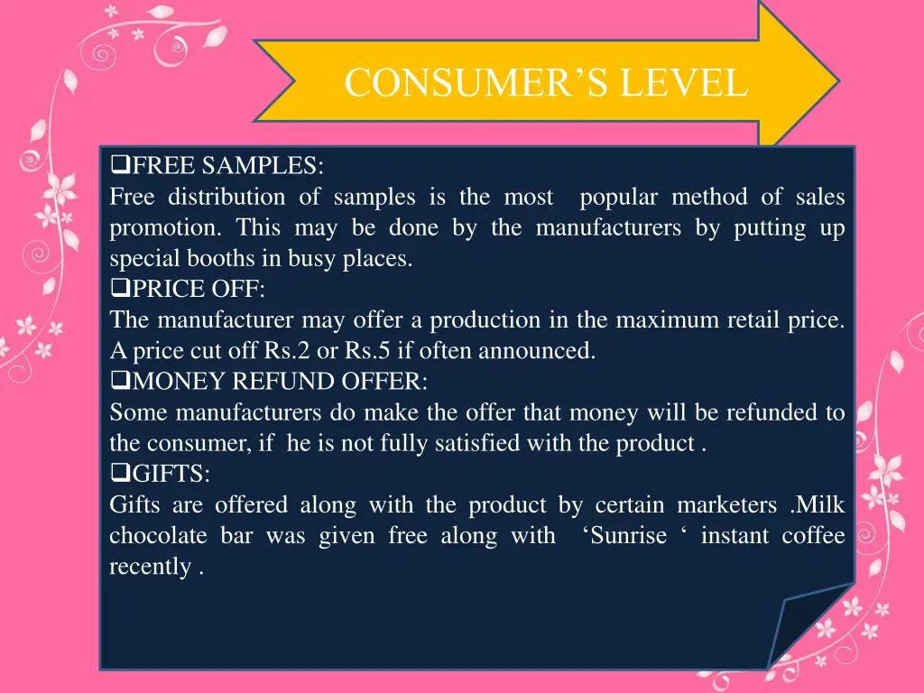 consumer s level