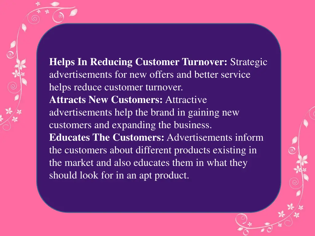 helps in reducing customer turnover strategic