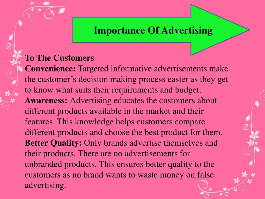 importance of advertising