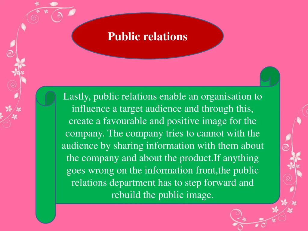 public relations
