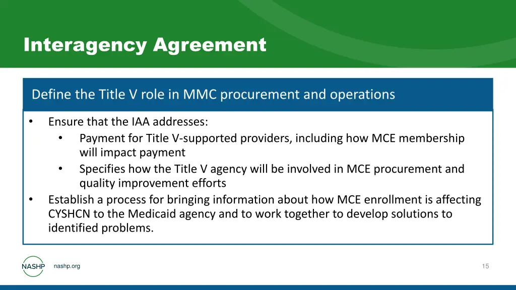 interagency agreement