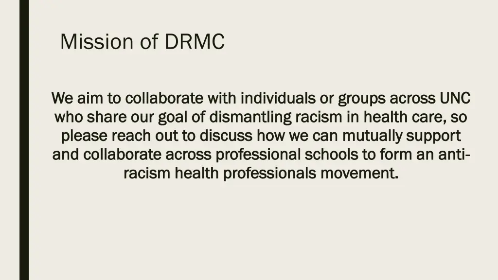 mission of drmc 1