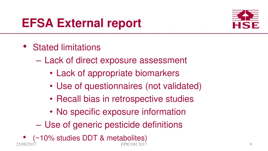 efsa external report