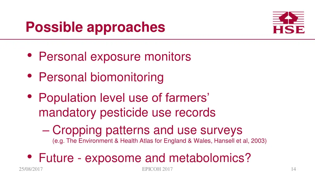 possible approaches