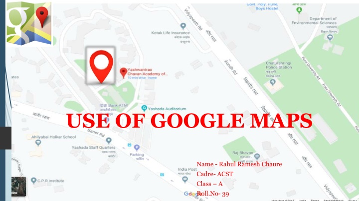 use of google maps