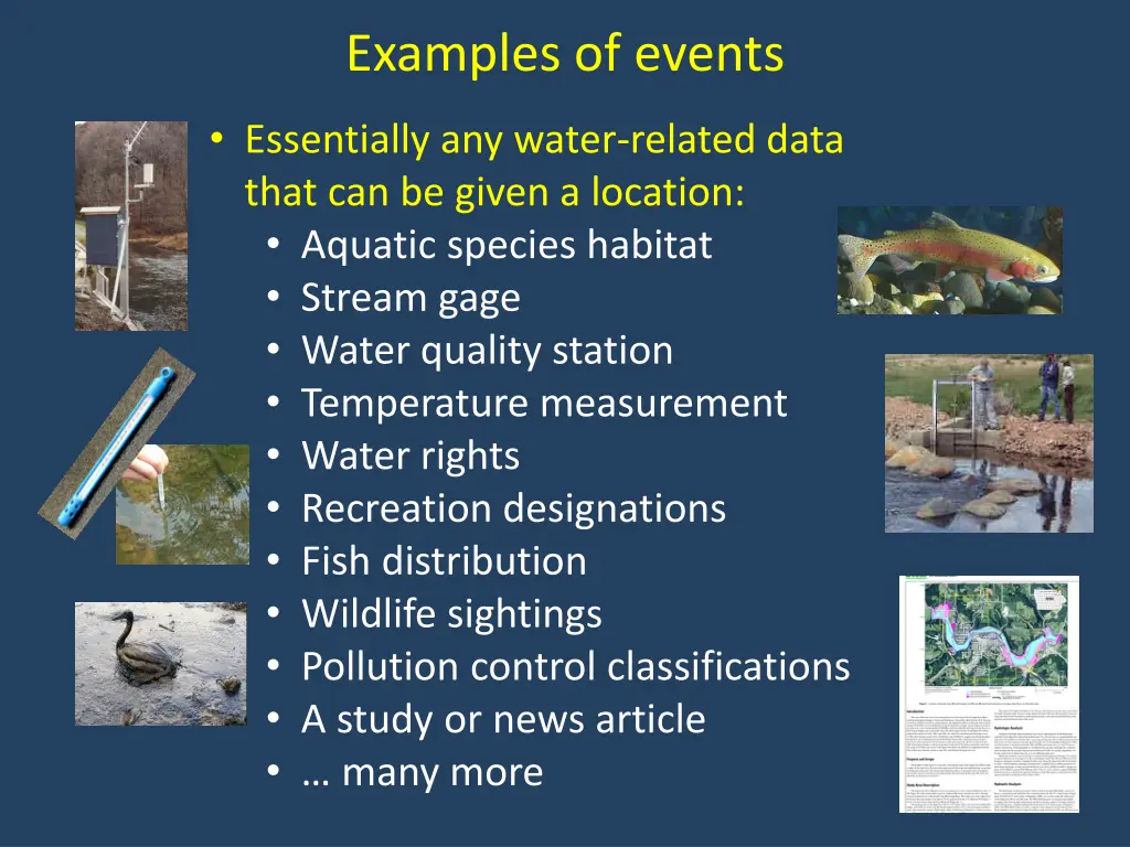 examples of events