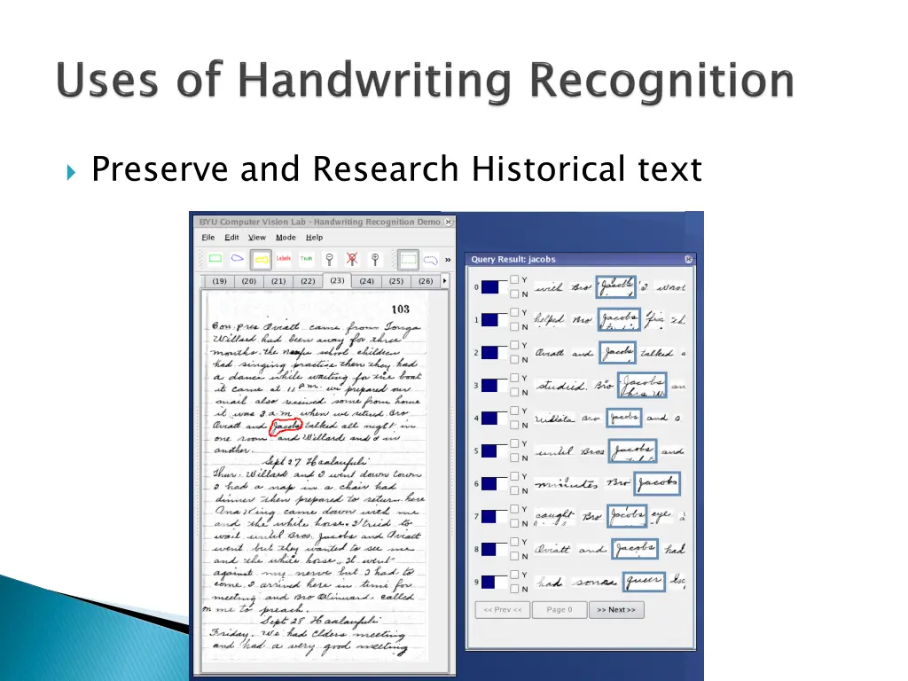 preserve and research historical text