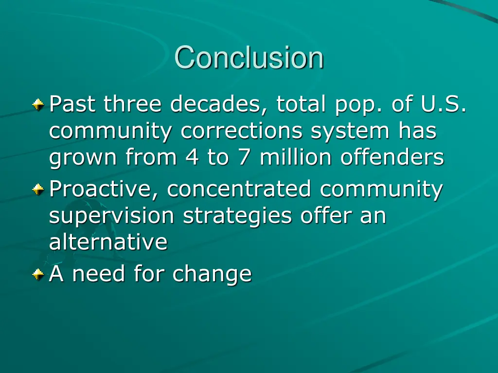 conclusion