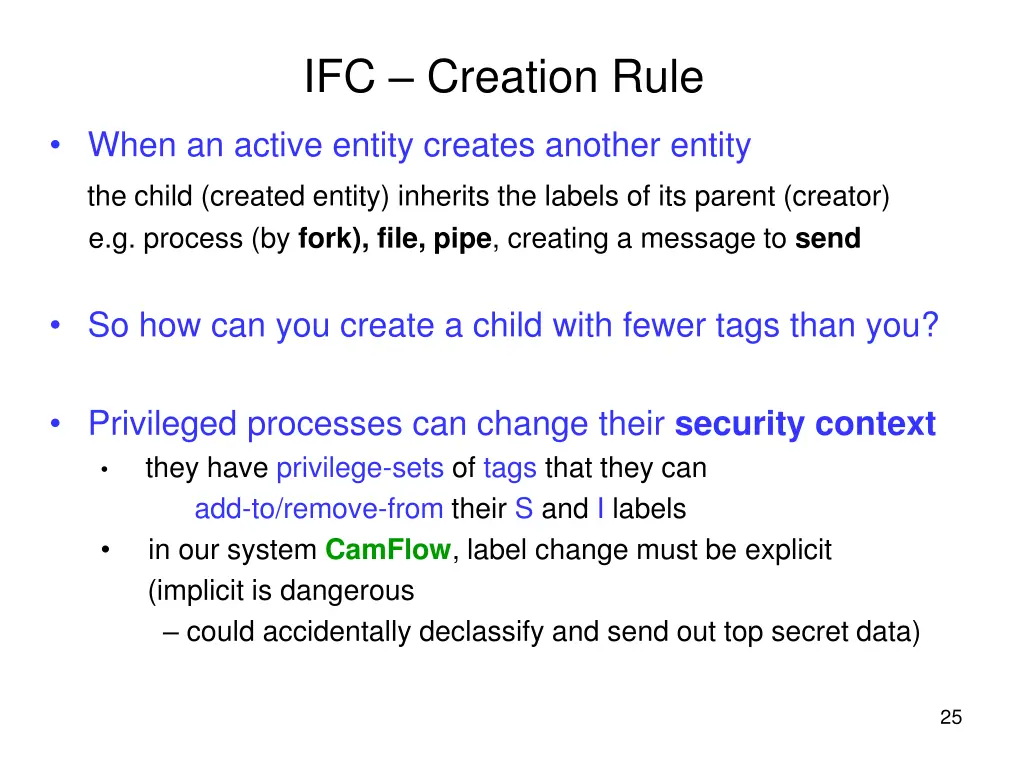 ifc creation rule