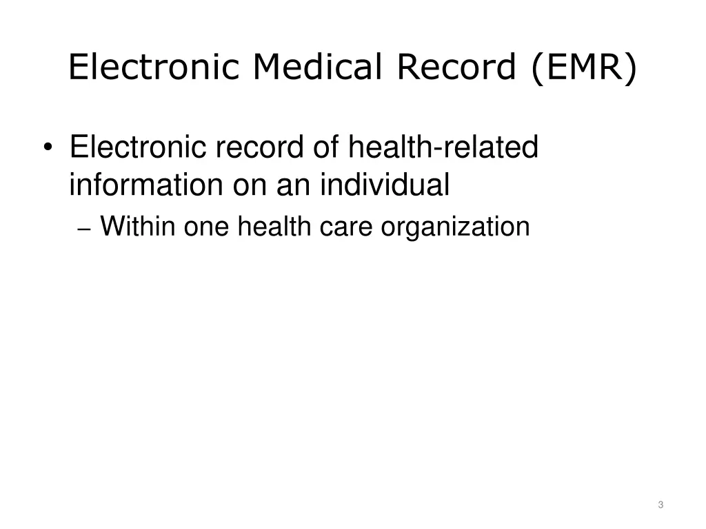 electronic medical record emr