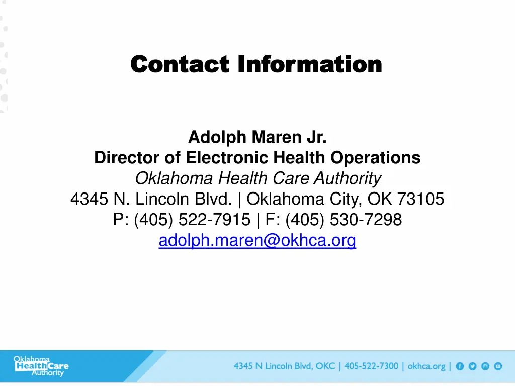 contact information contact information