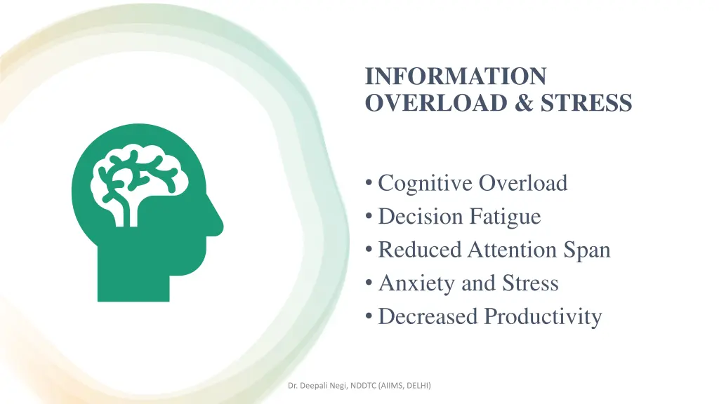 information overload stress