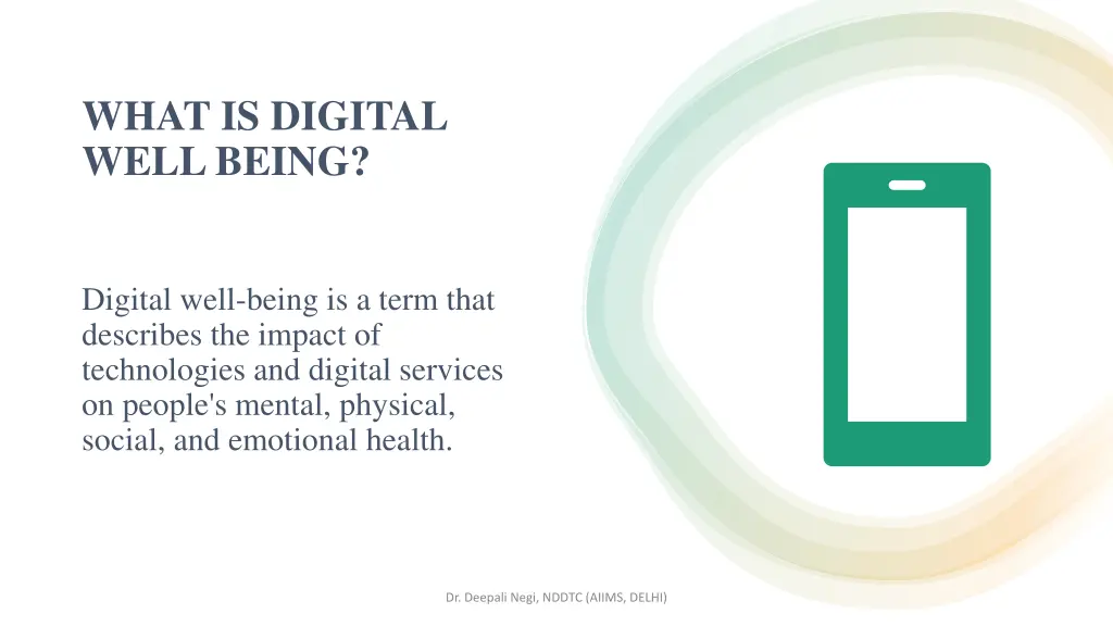 what is digital well being