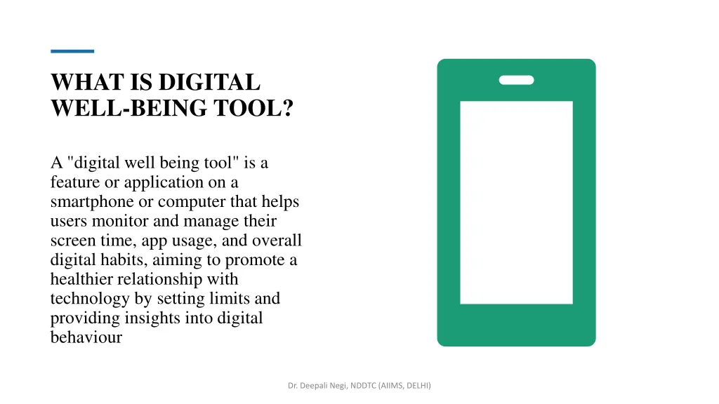 what is digital well being tool