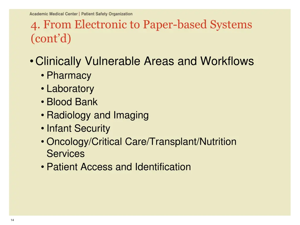 4 from electronic to paper based systems cont d