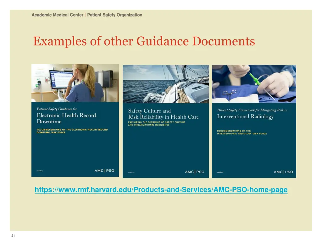 examples of other guidance documents