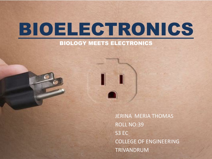 bioelectronics biology meets electronics
