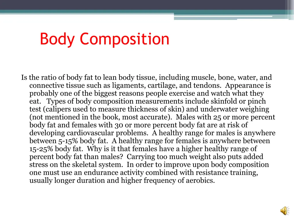 body composition
