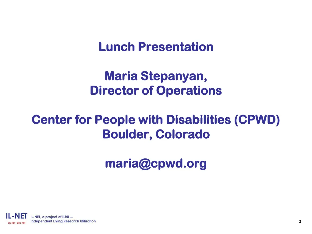 lunch presentation lunch presentation