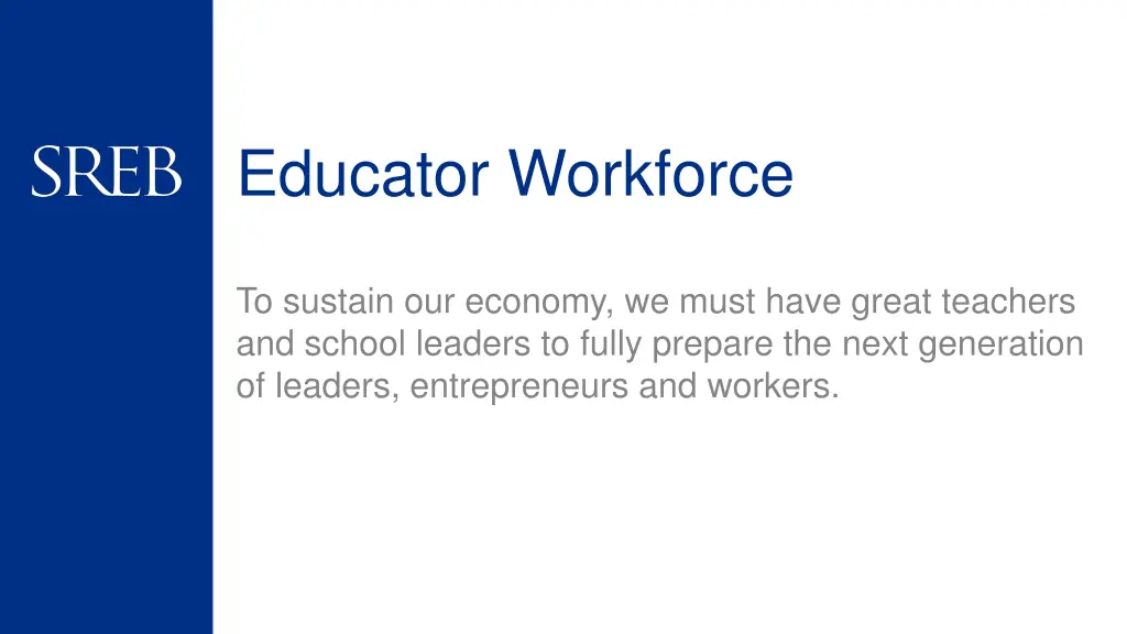 educator workforce