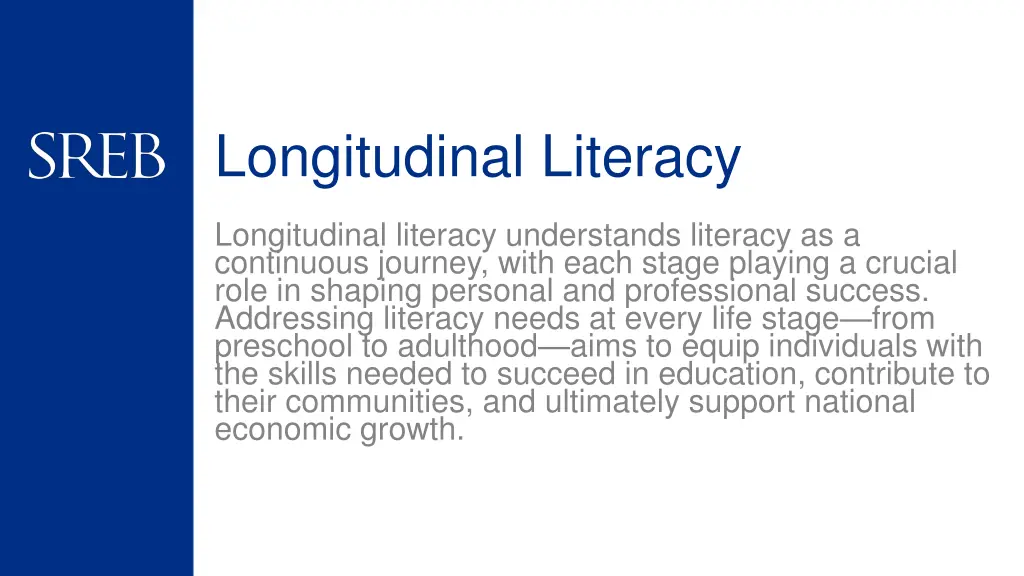 longitudinal literacy