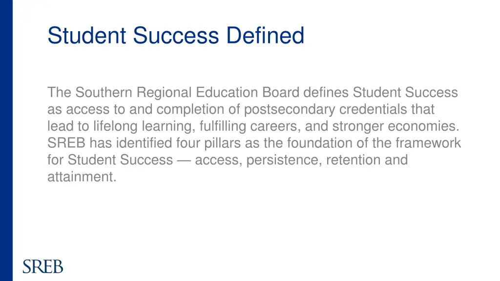 student success defined