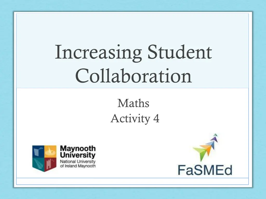 increasing student collaboration 2