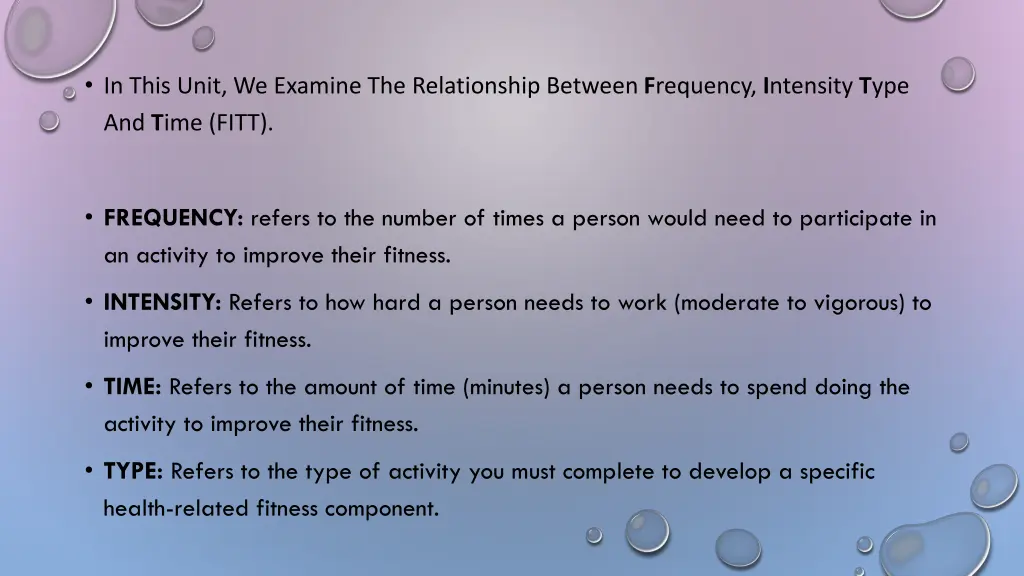in this unit we examine the relationship between