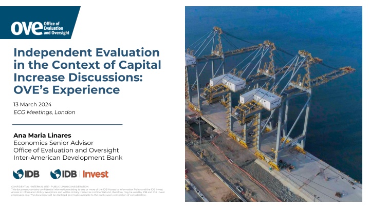 independent evaluation in the context of capital