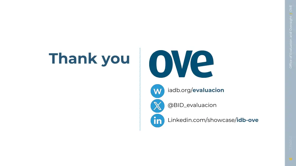 office of evaluation and oversight ove 4