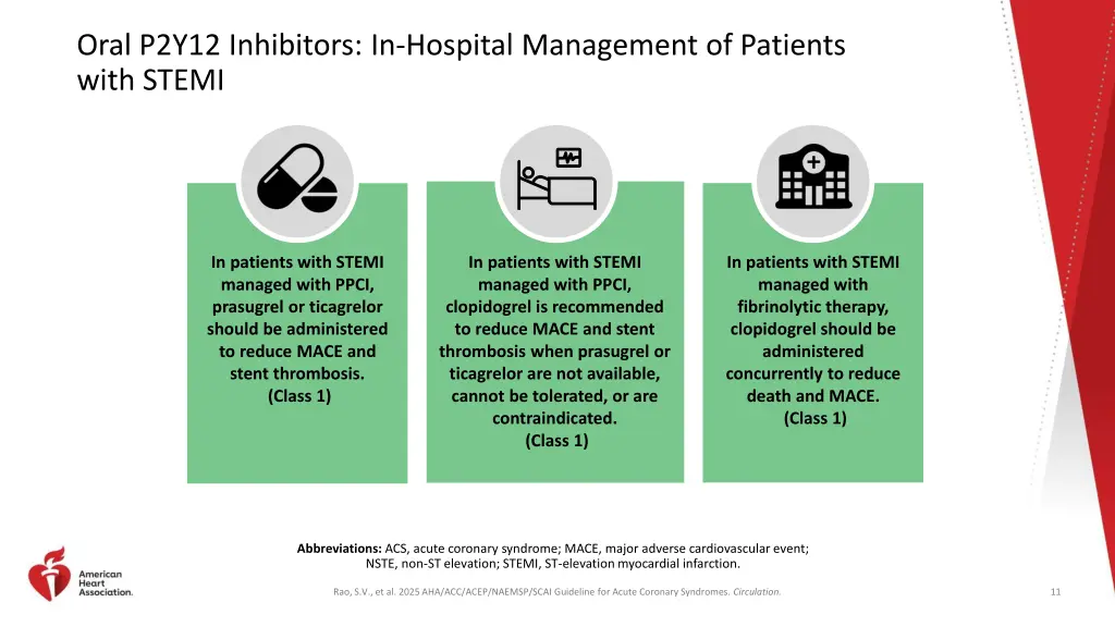 oral p2y12 inhibitors in hospital management 1