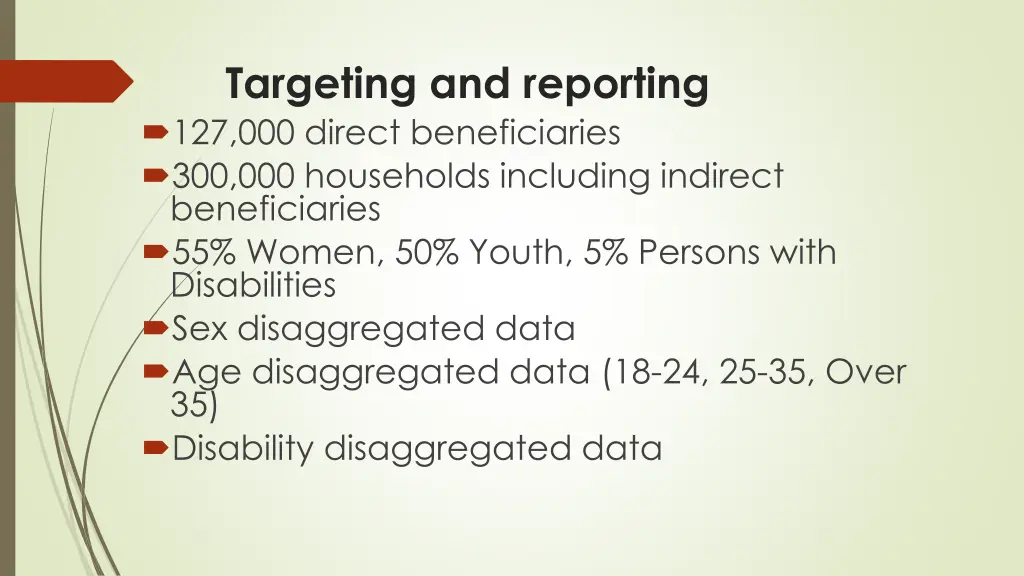 targeting and reporting 127 000 direct