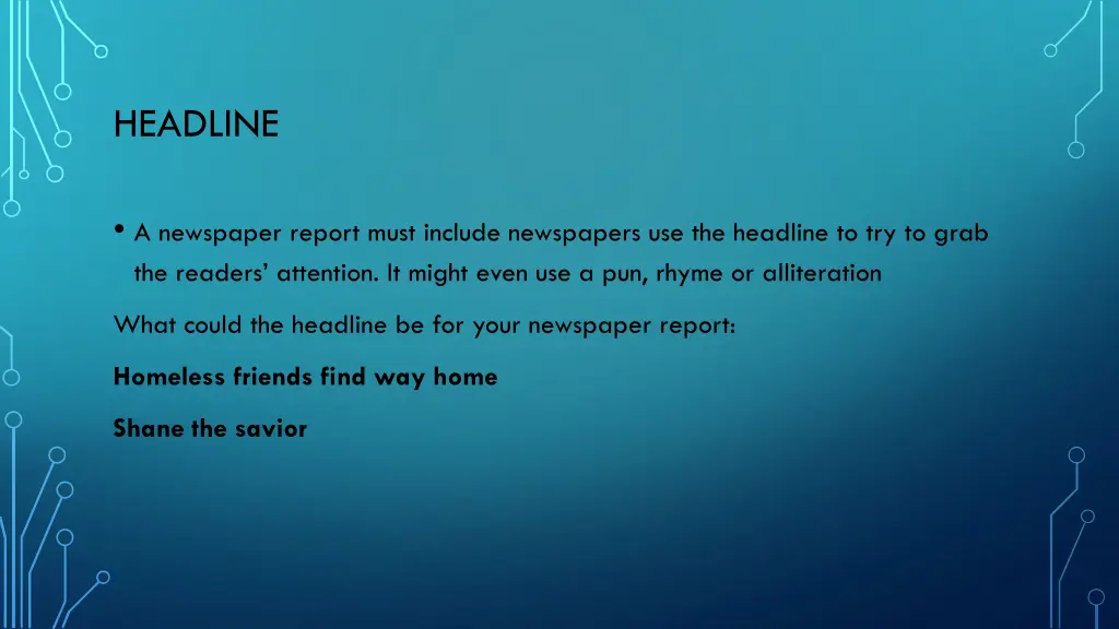 headline