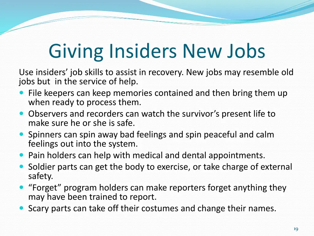giving insiders new jobs use insiders job skills