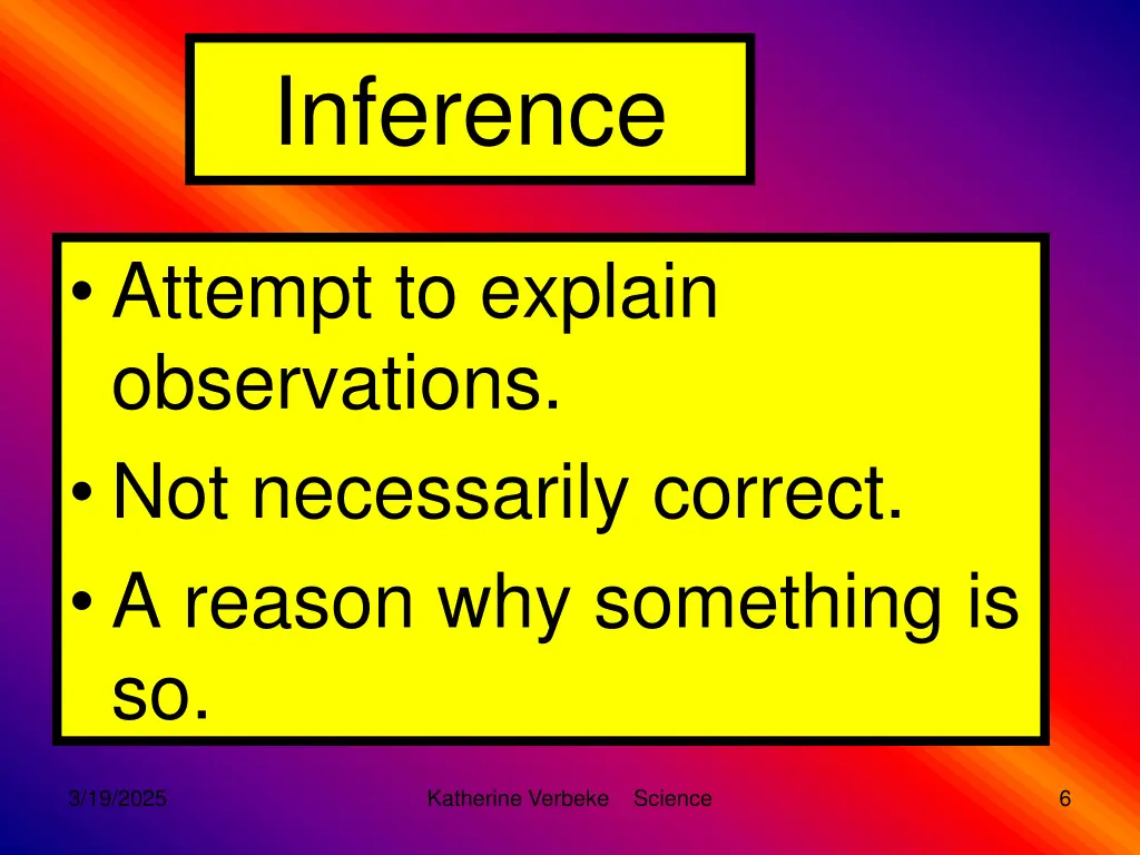 inference 1