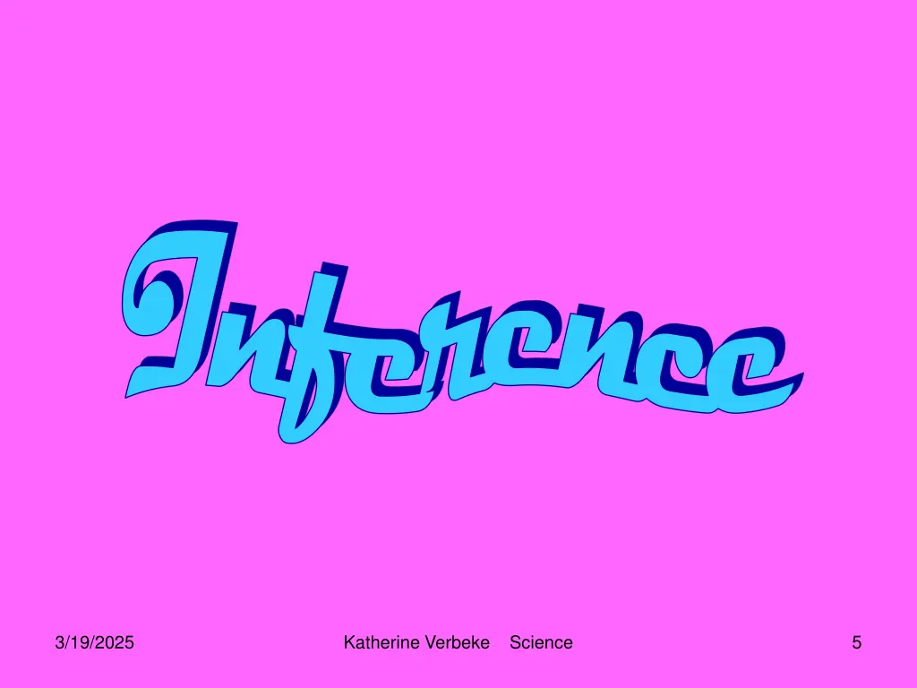 inference